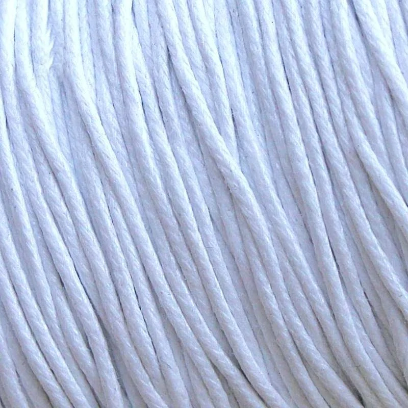 Bavlněná šňůrka 1 mm bílá – 5 m