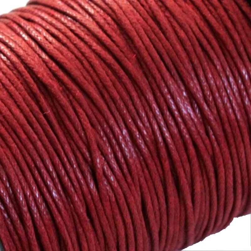 Bavlněná šňůrka 1 mm bordó – 1 m