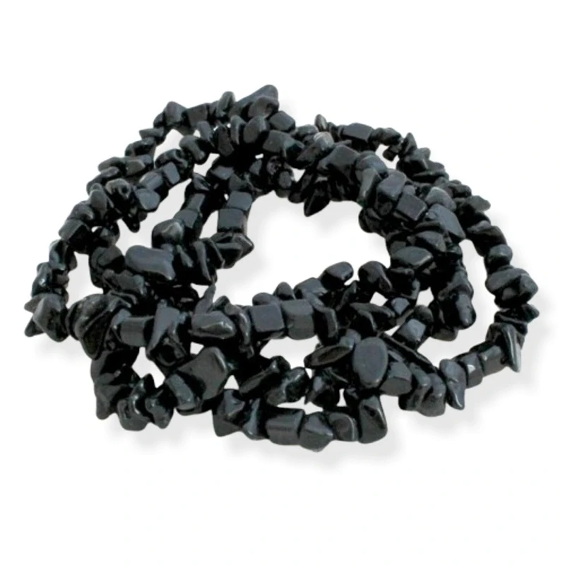 Onyx, vrtané zlomky – 20 cm návleku