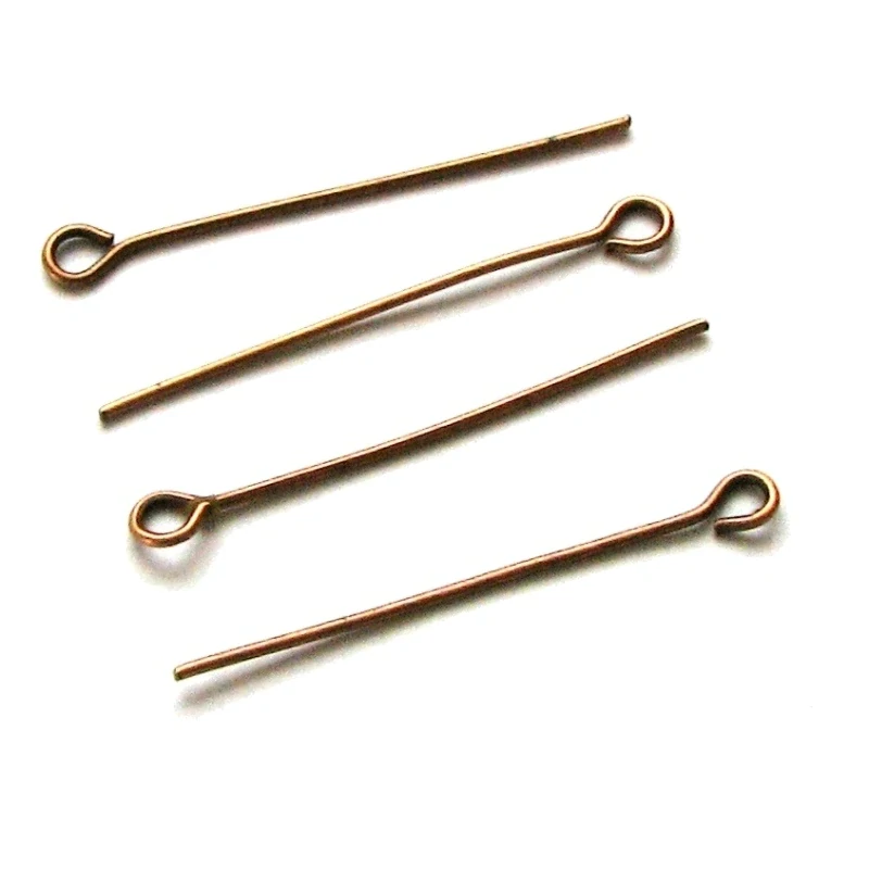 Ketlovací jehly staroměděné 30mm – 40 ks
