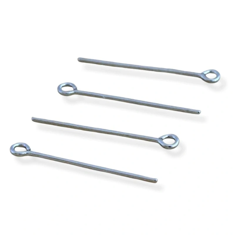 Ketlovací jehly platinová úprava 21mm – 50 ks