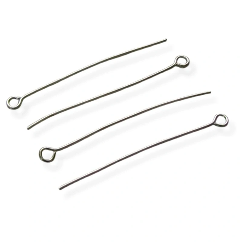 Ketlovací jehly platinová úprava 40mm – 30 ks