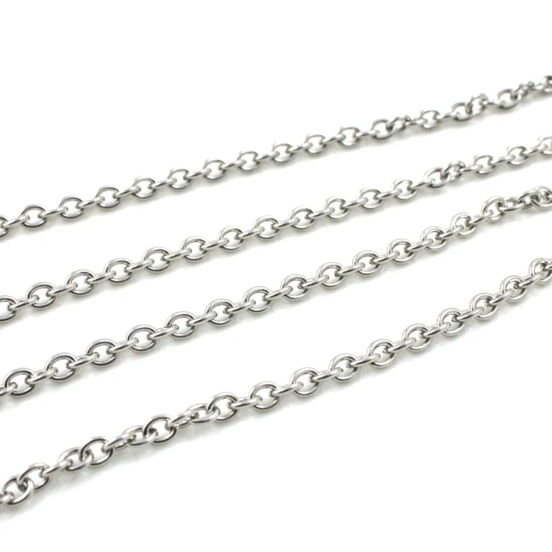 Řetízek z chirurgické oceli 4x3 mm – 1 m