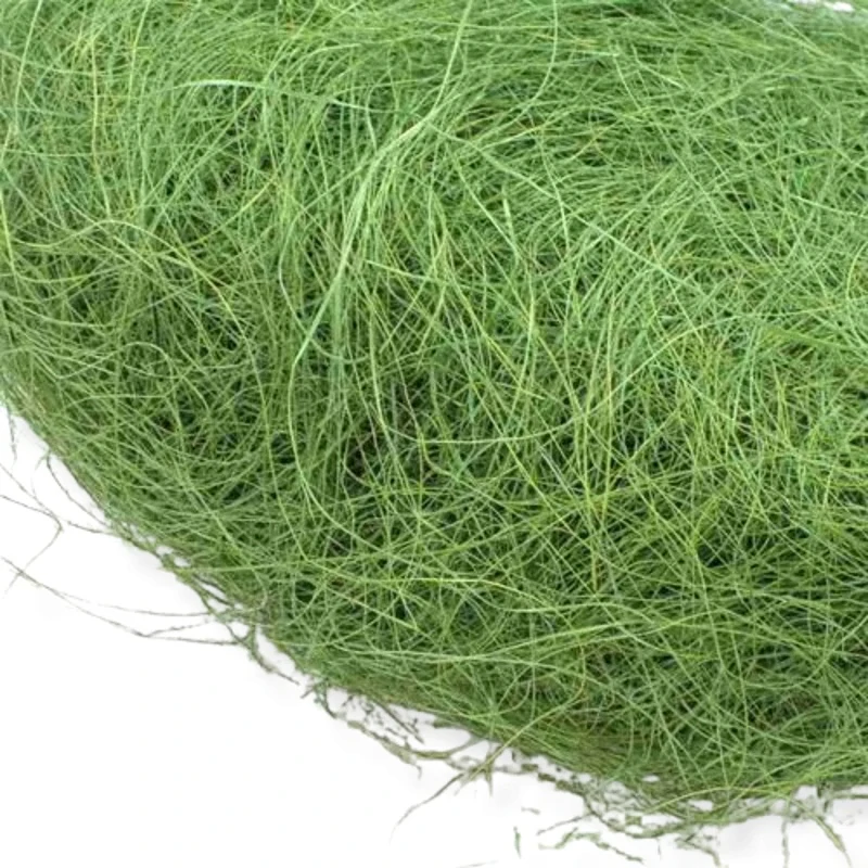 Dekorační sisal tmavě zelený – 1 balení