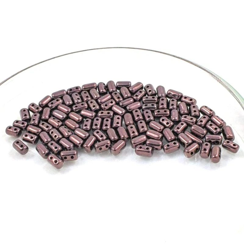 Korálky skleněné rokajl Matubo Rulla měděná TM – sáček cca 10 g