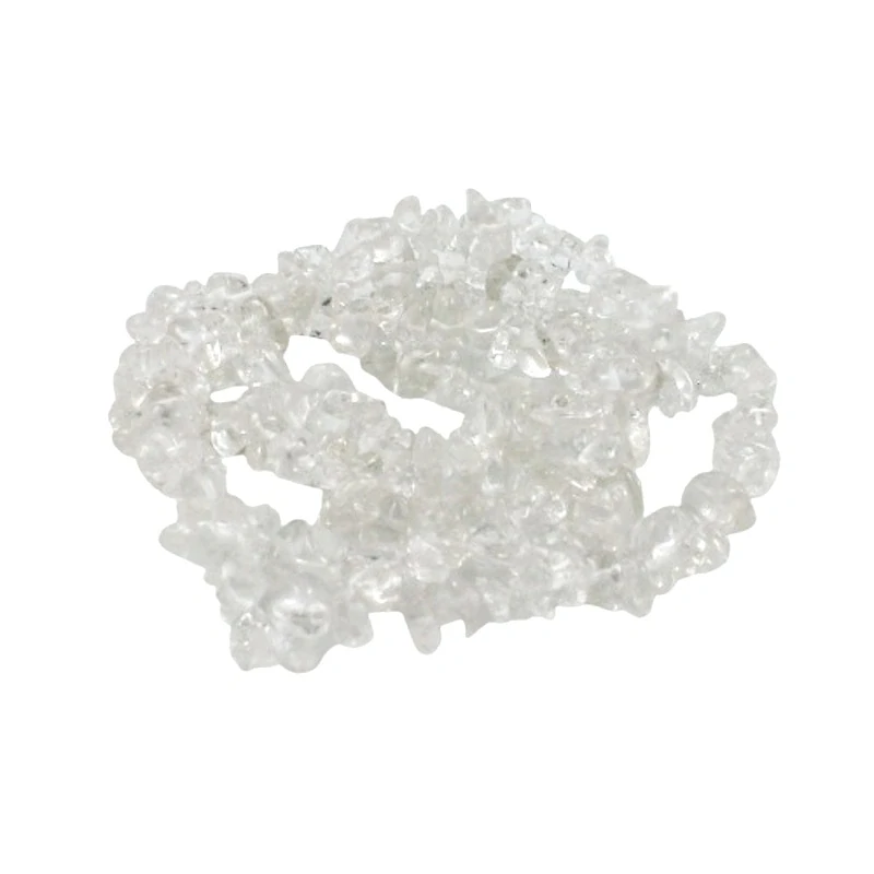 Křišťál, vrtané zlomky – 20 cm návleku