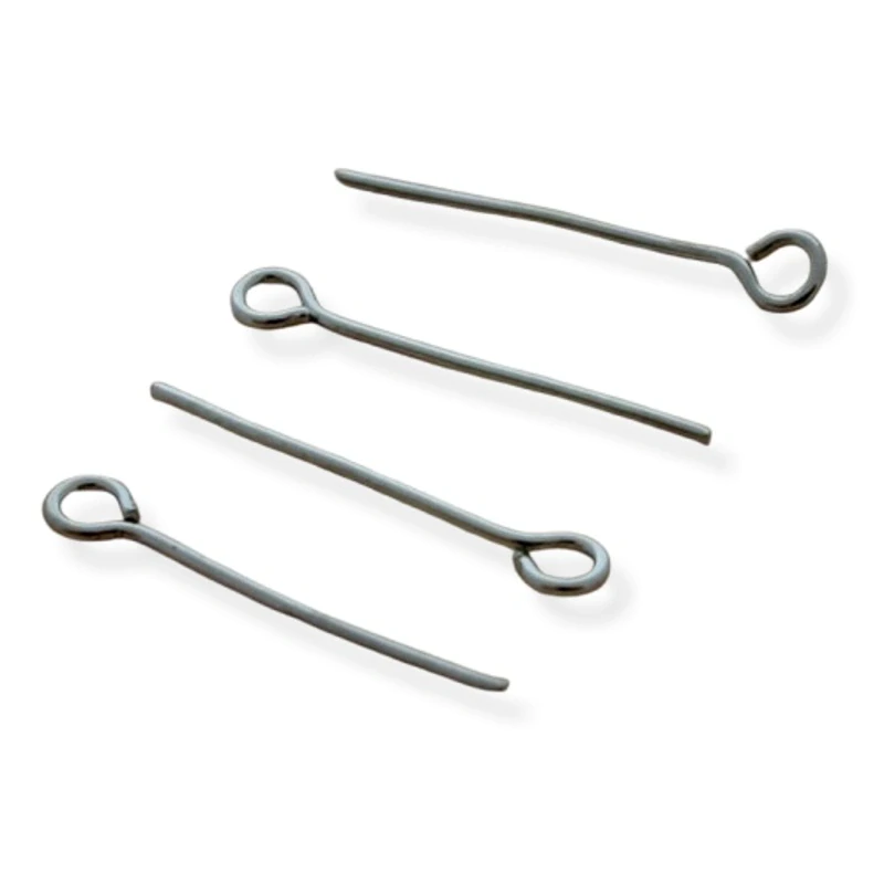 Ketlovací jehly platinová úprava 20mm – 50 ks
