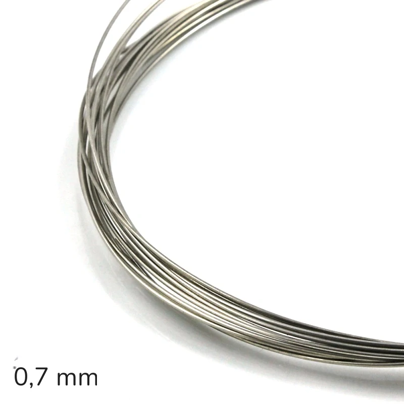 Nerezový drát polotvrdý 0,7 mm – 5 m
