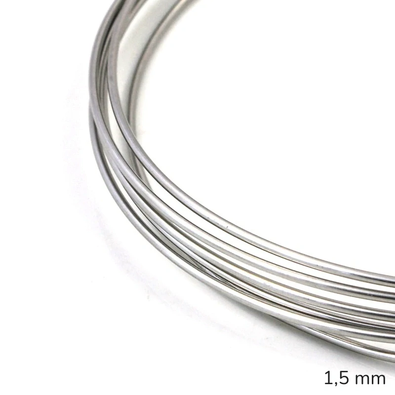 Nerezový drát polotvrdý 1,5 mm – 10 m