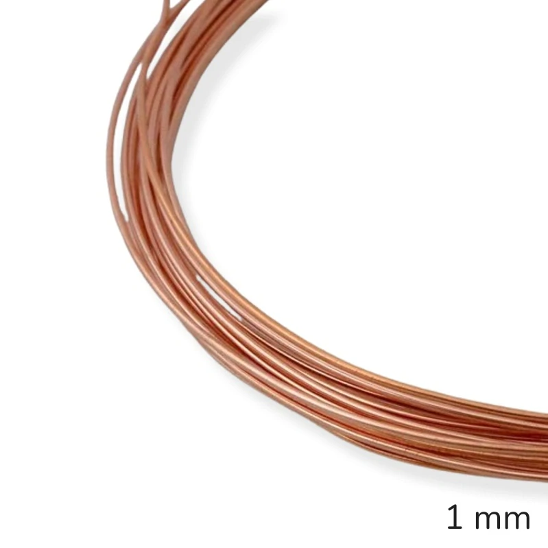 Měděný drát lakovaný 1 mm – 5 m