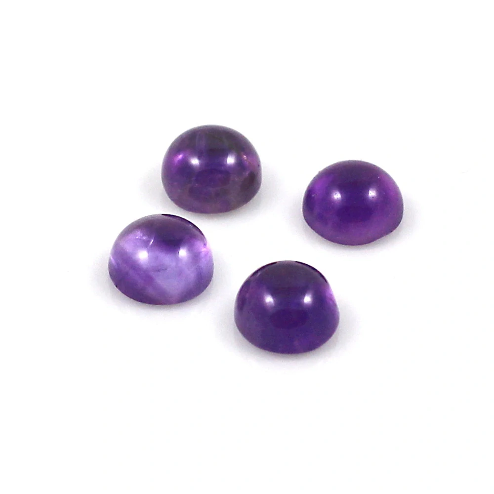 Ametyst kabošonek 6mm – 1 ks