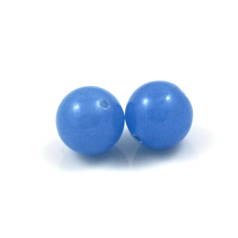 Chalcedon modrý korálky 12mm – 1 ks