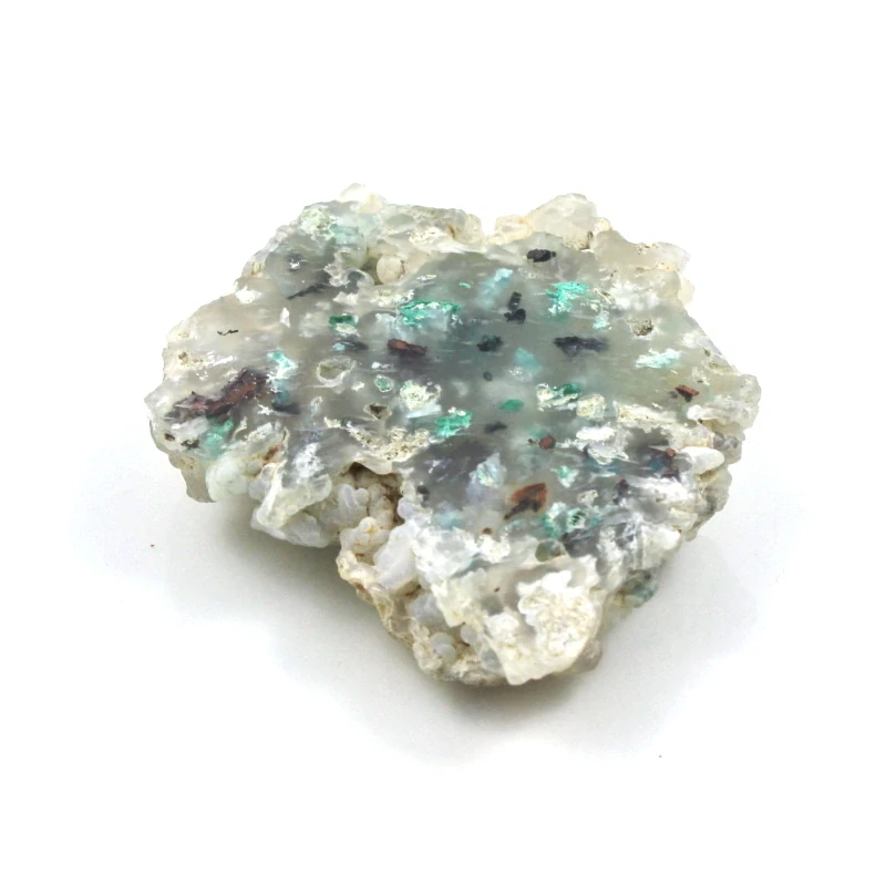 Chalcedon s chryzokolem a mědí