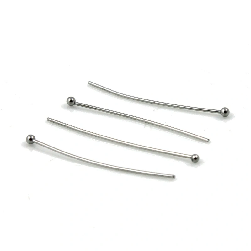 Ketlovací nýty s kuličkou chirurgická ocel 32mm – 10 ks