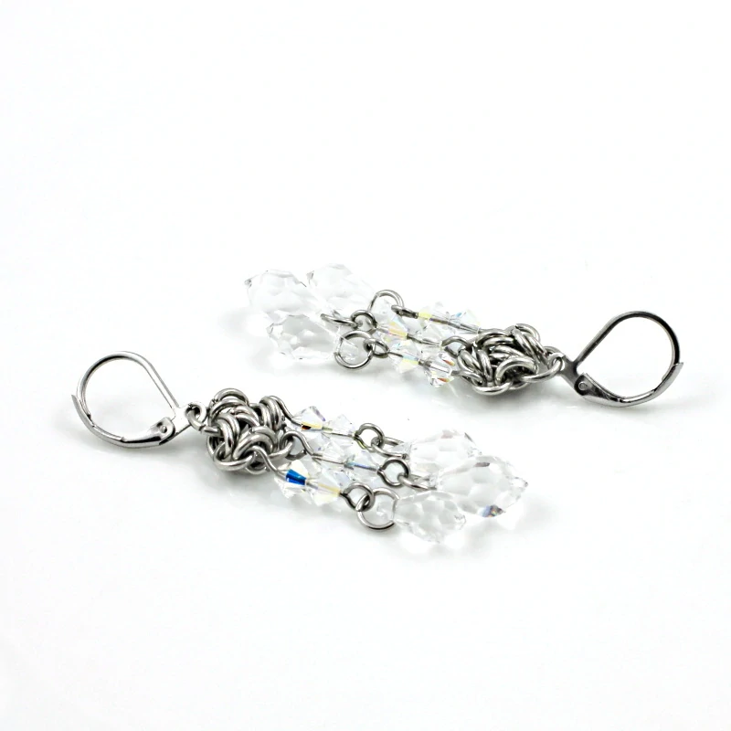 Náušnice na ples Swarovski Crystal