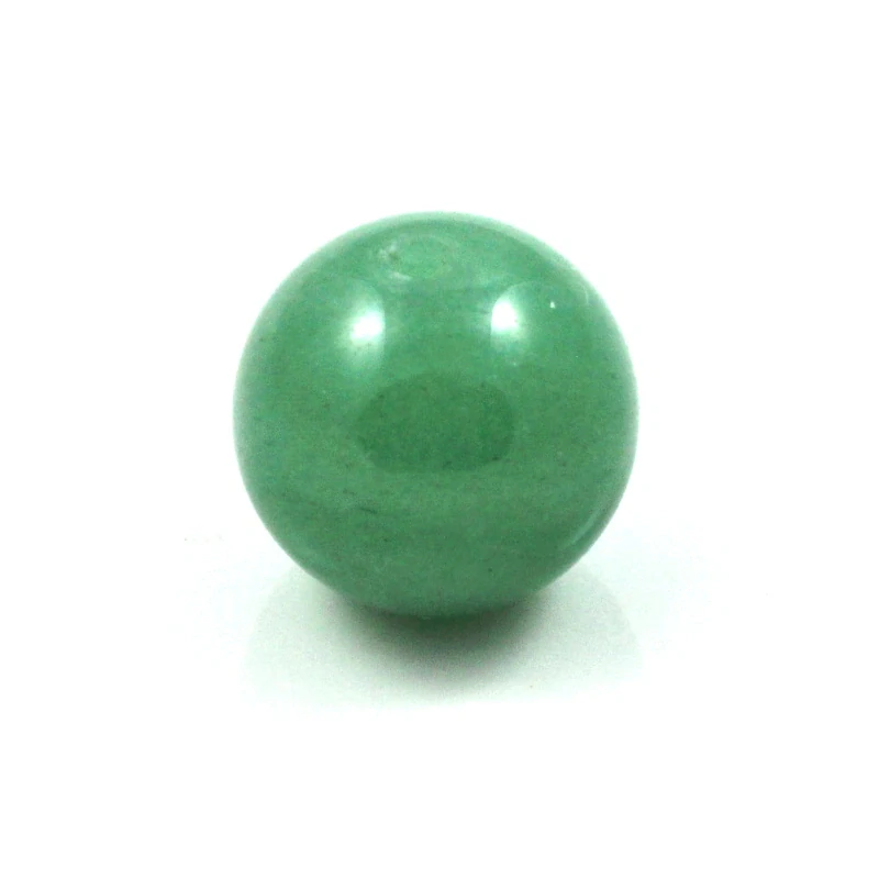 Kulička velká vrtaná 20mm – zelený aventurin