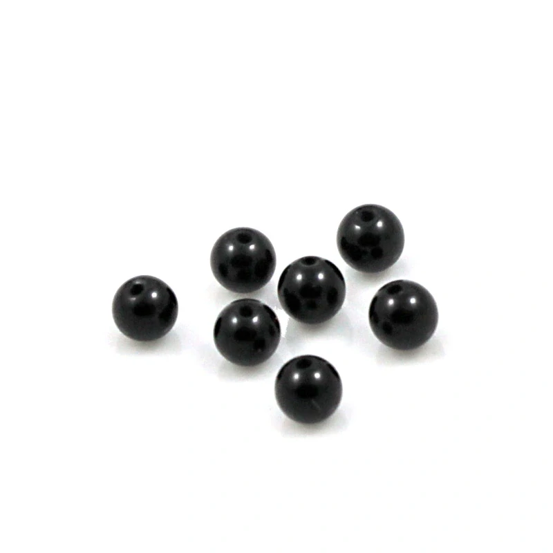 Černý onyx korálky 4mm – 20 ks