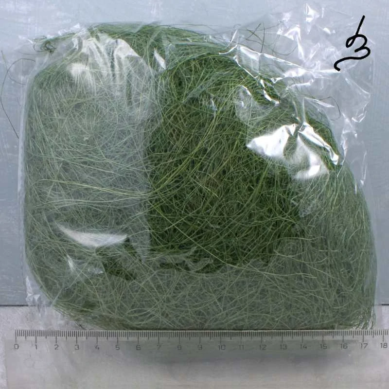 Dekorační sisal tmavě zelený – 1 balení