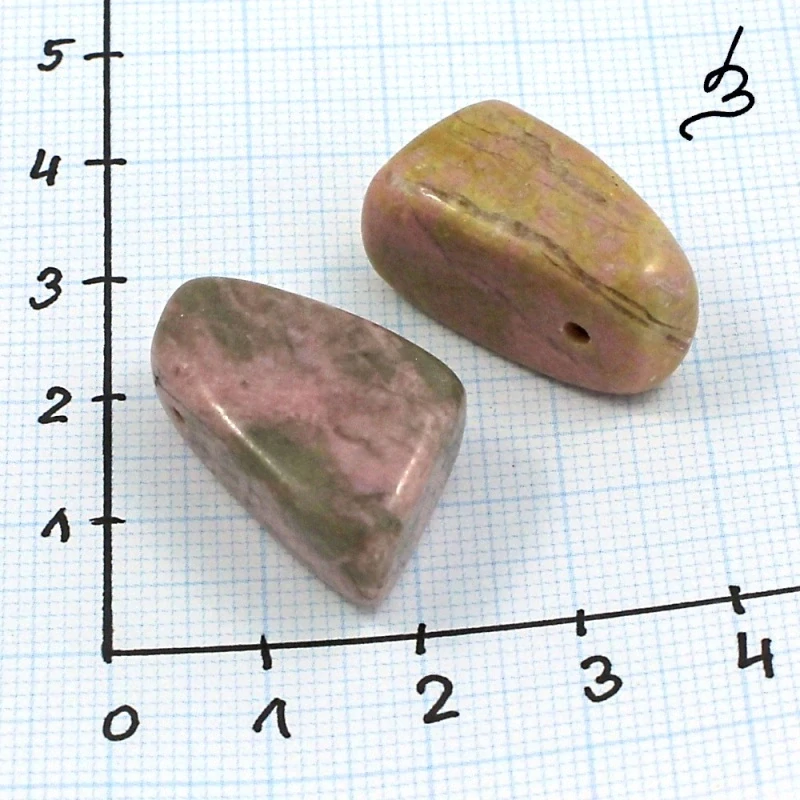 Rodonit přívěsek - 1  ks