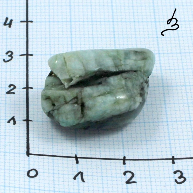 Smaragd tromlovaný č. 3