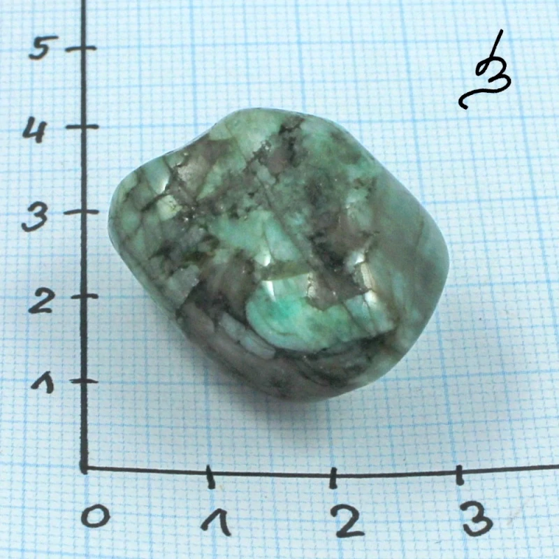 Smaragd tromlovaný č. 18