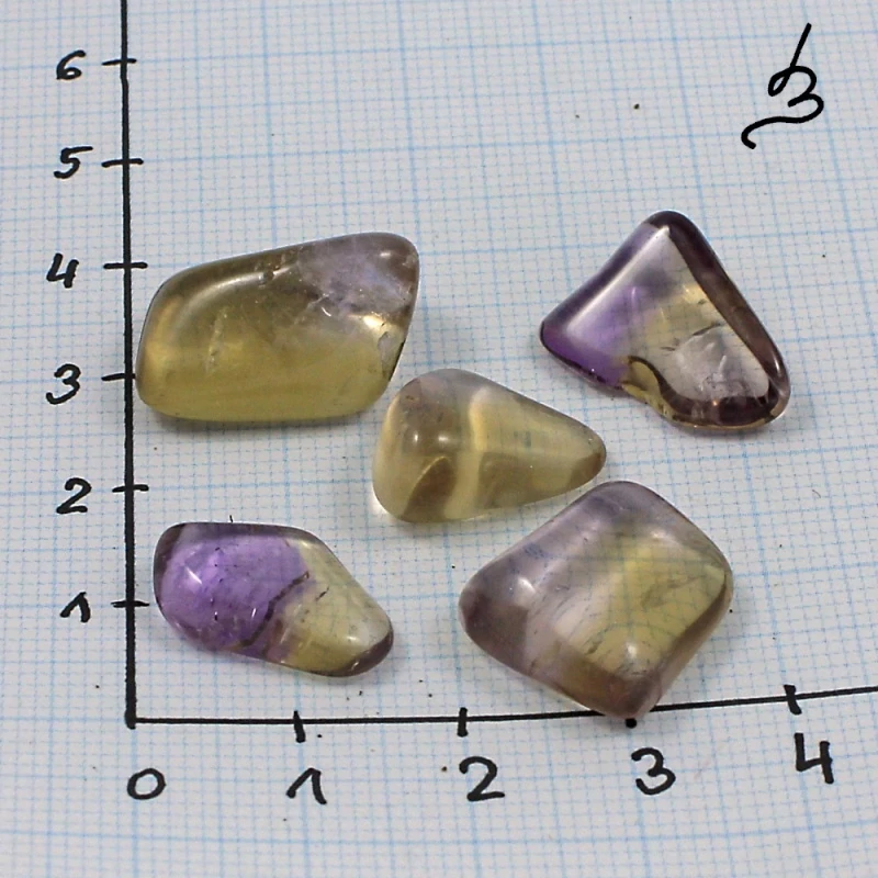 Ametrín tromlovaný – č. 3