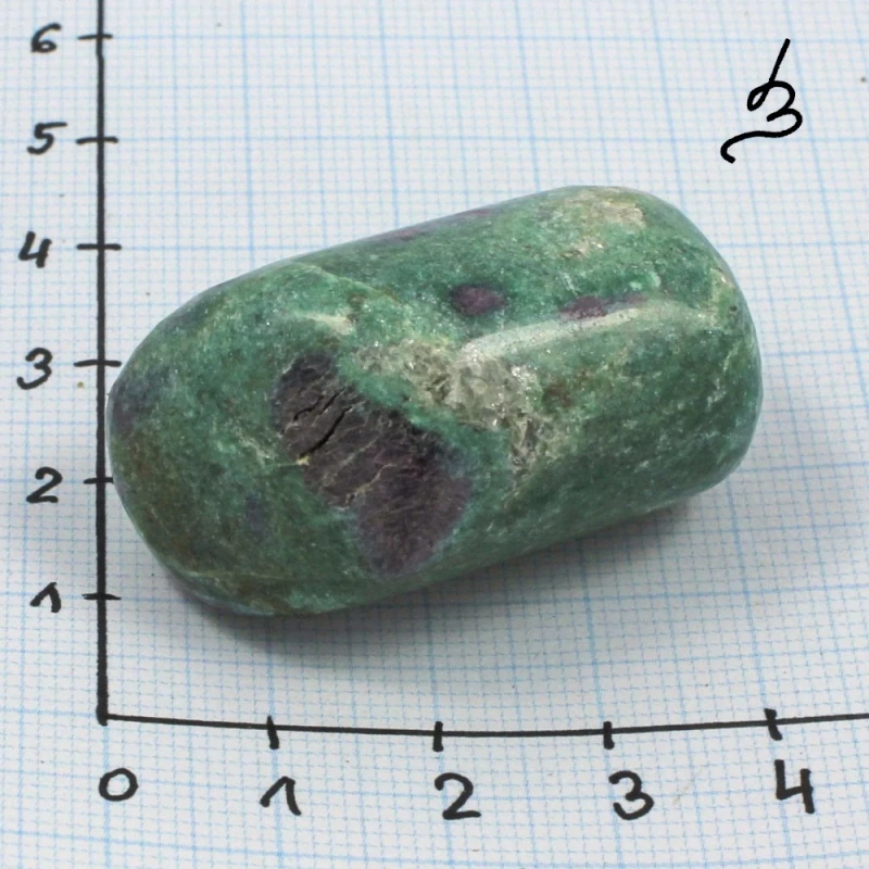 Rubín v zoisitu tromlovaný – č. 34