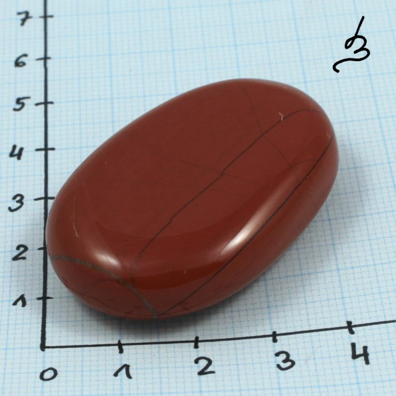 Jaspis červený - placka č. 12