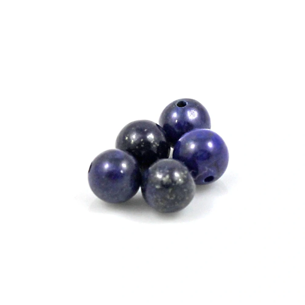 Lapis lazuli kulička 6mm - 10 ks