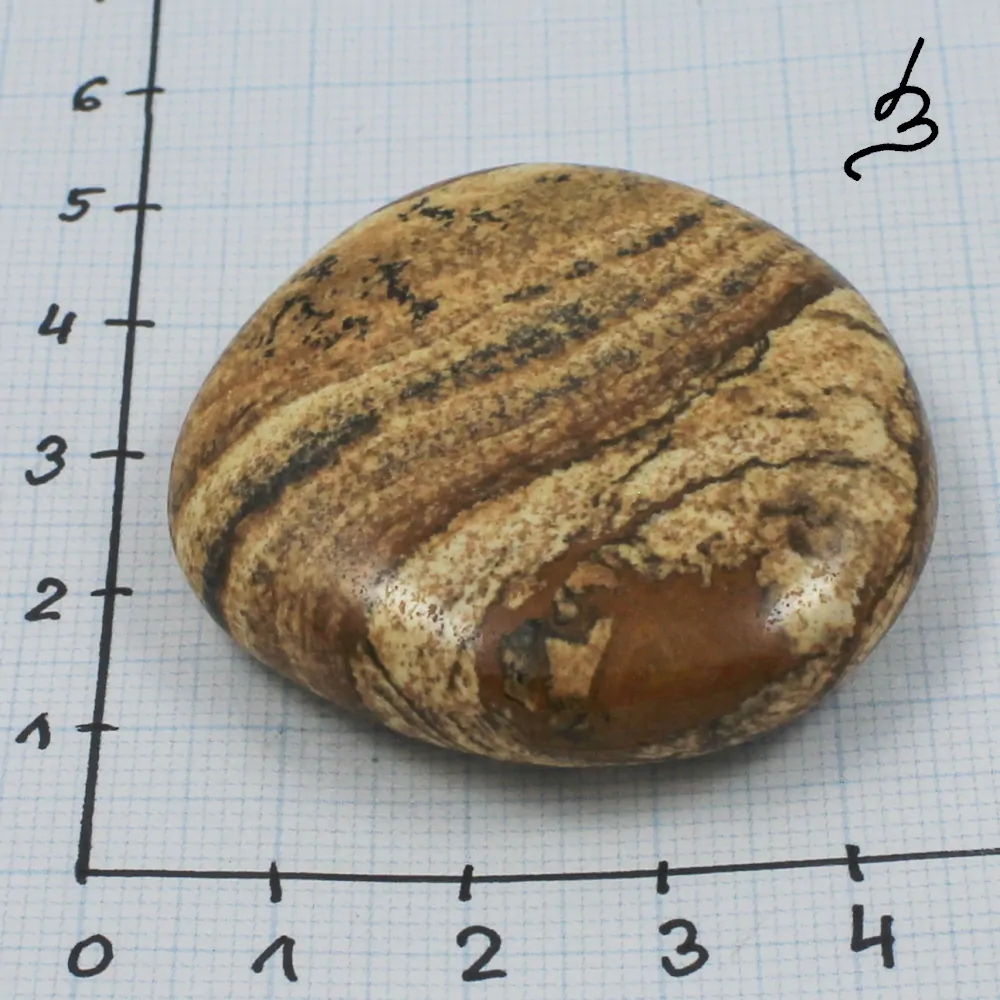 Jaspis obrázkový – placka č. 4