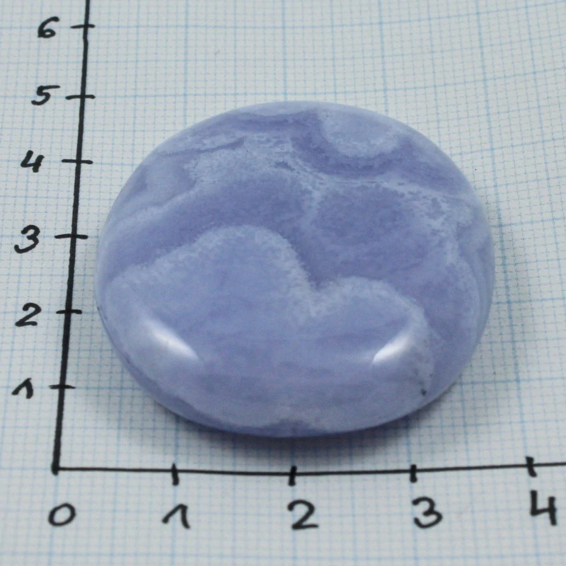 Modrý chalcedon – placka č. 2b