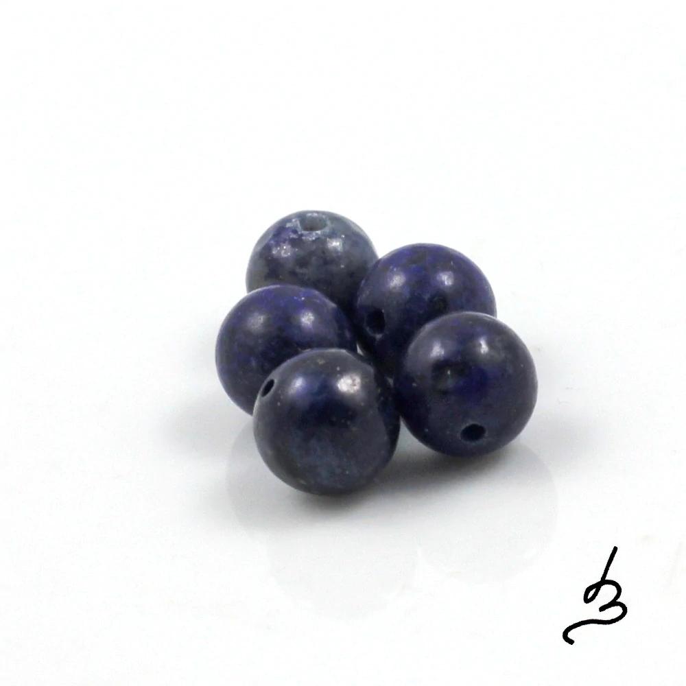 Lapis lazuli korálek 8mm – 10 ks