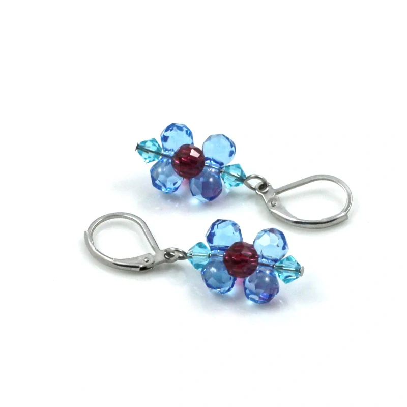 Barevné náušnice Swarovski