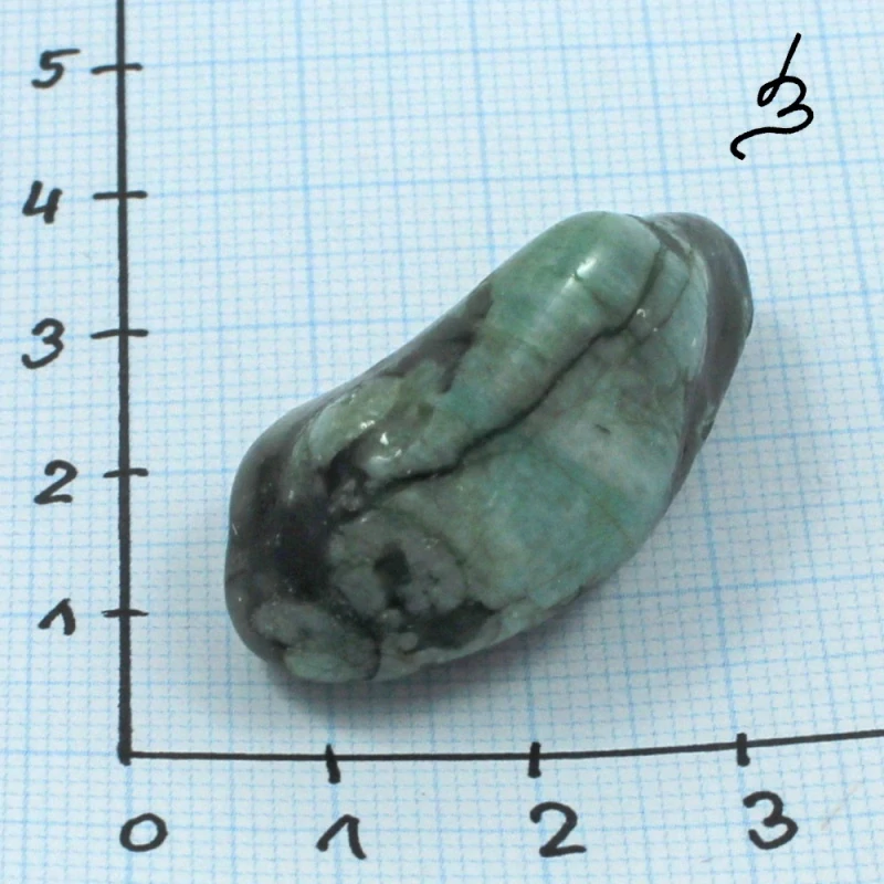 Smaragd tromlovaný č. 9