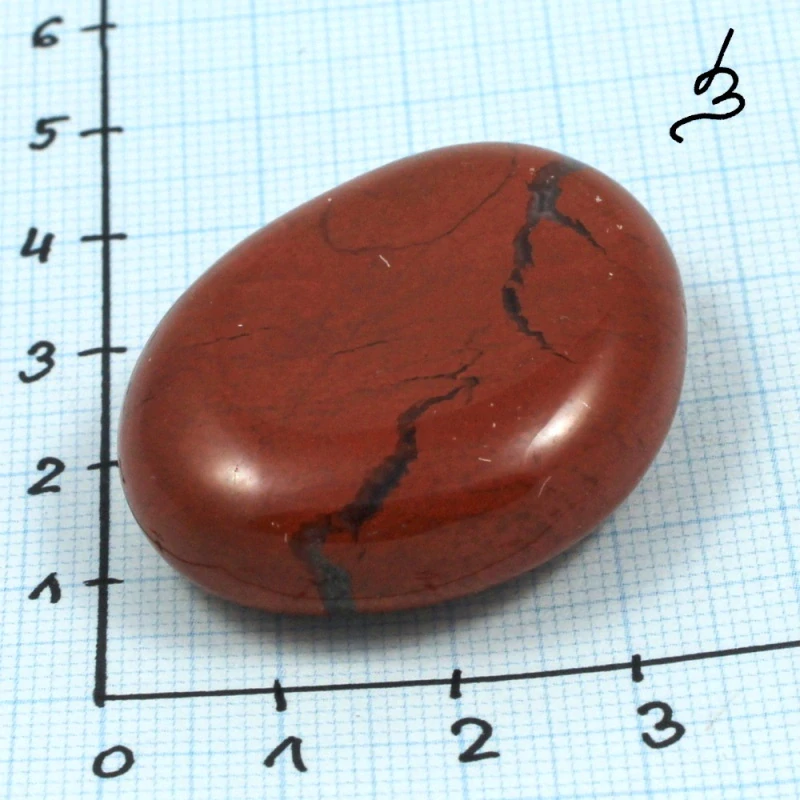 Jaspis červený – placka č. 1