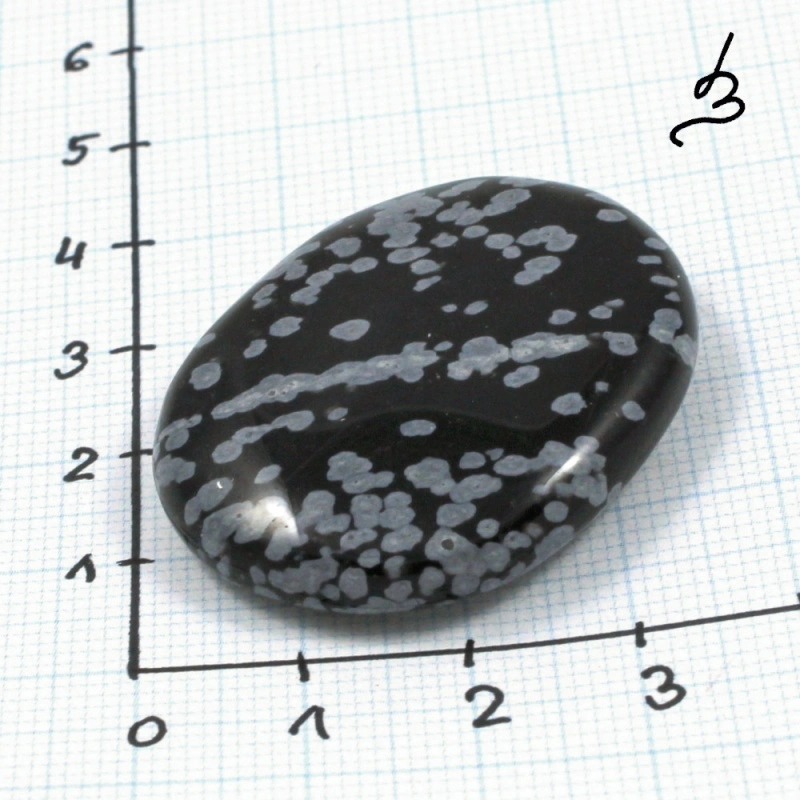 Obsidián vločkový – placka č. 2