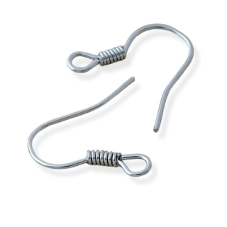 Afroháček bezniklový platinová úprava – 10 ks