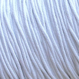 Bavlněná šňůrka 1 mm bílá – 5 m