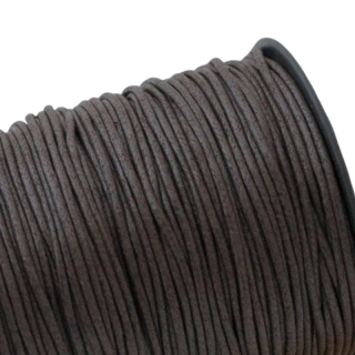 Bavlněná šňůrka 1,5mm tmavě hnědá – 1 m