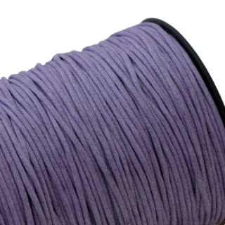 Bavlněná šňůrka 1,5mm fialová – 1 m