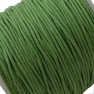 Bavlněná šňůrka 1 mm zelená – 5 m