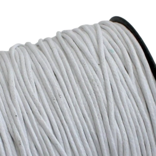 Bavlněná šňůrka 1,5mm bílá – 1 m