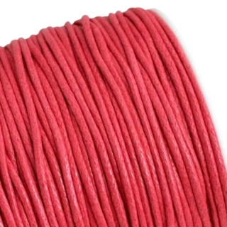 Bavlněná šňůrka 1,5mm červená – 1 m