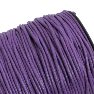 Bavlněná šňůrka 1,5mm tmavě fialová – 1 m