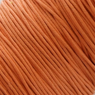 Bavlněná šňůrka 1 mm oranžová – 1 m
