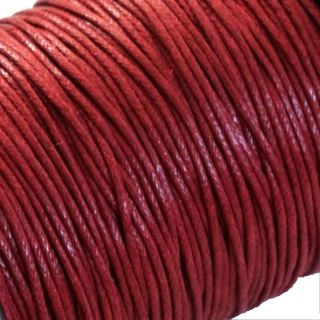 Bavlněná šňůrka 1 mm bordó – 1 m