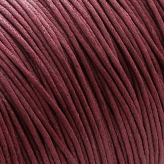 Bavlněná šňůrka 1 mm rudá – 1 m