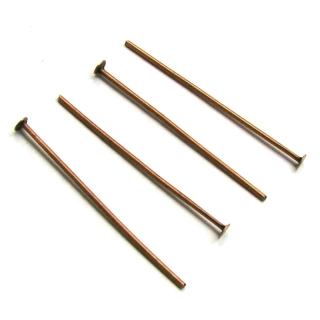 Ketlovací nýty staroměděné 30mm – 40 ks