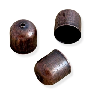 Kaplík-koncovka staroměď 10mm, II. jakost – 2 ks