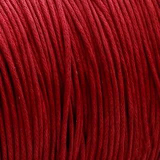 Bavlněná šňůrka 1 mm červená – 5 m